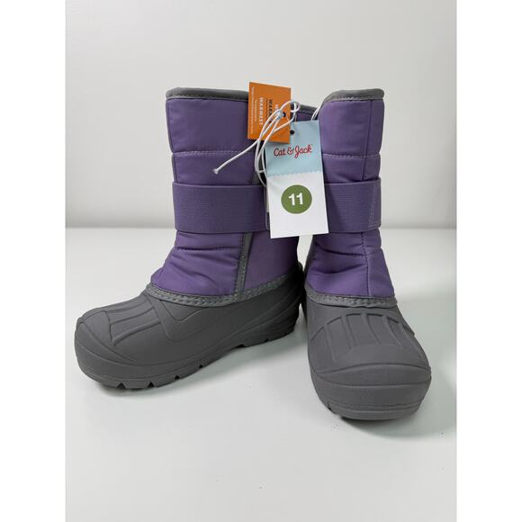 Toddler Sloane Winter Boots - Cat & Jack Purple - Picture 1 of 4
